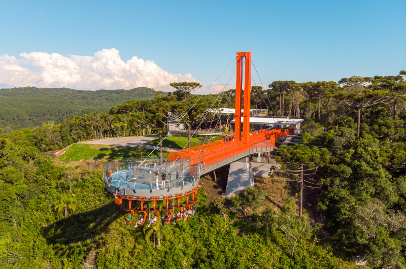 Skyglass Canela (Entrada + Plataforma) — Feriados e Julho