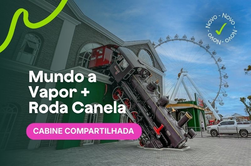Mundo a Vapor + Roda Canela (Cabine Compartilhada)